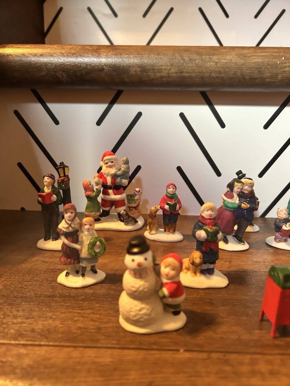 Large Lot Of Lemax Christmas Winter Holiday Figures And Accessories